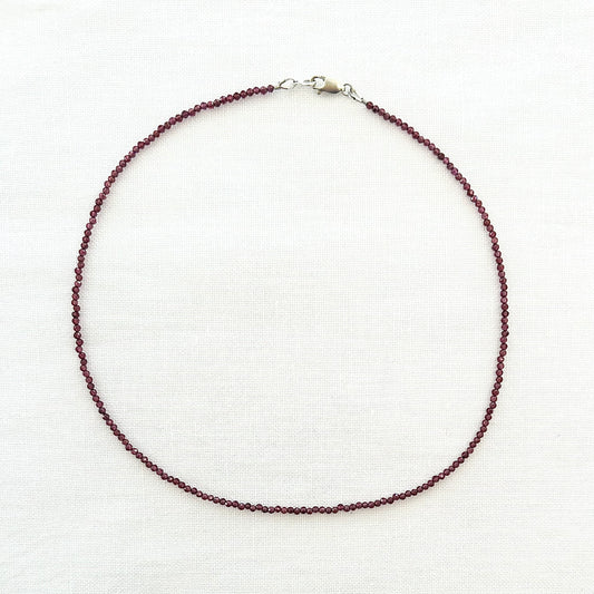 Garnet necklace