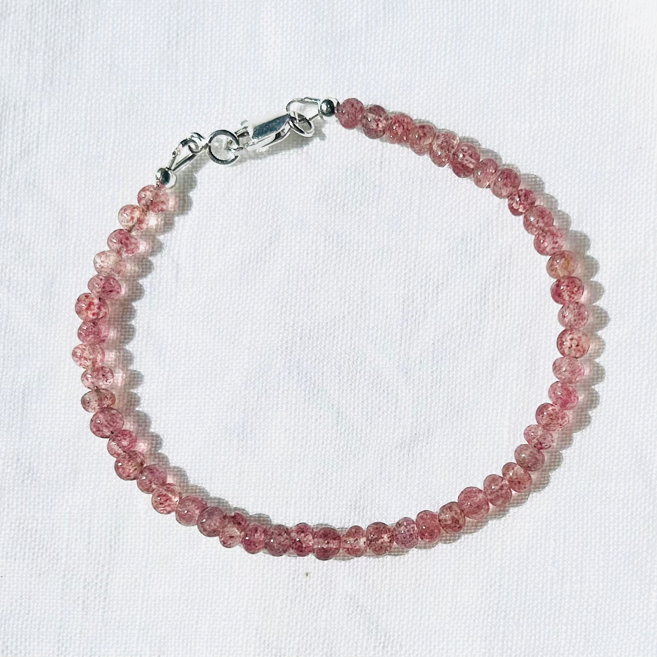 Strawberry Quartz bracelet